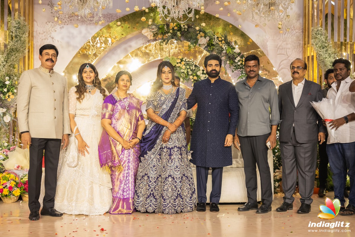 Celebrities at Sirish and Hasna Wedding Reception