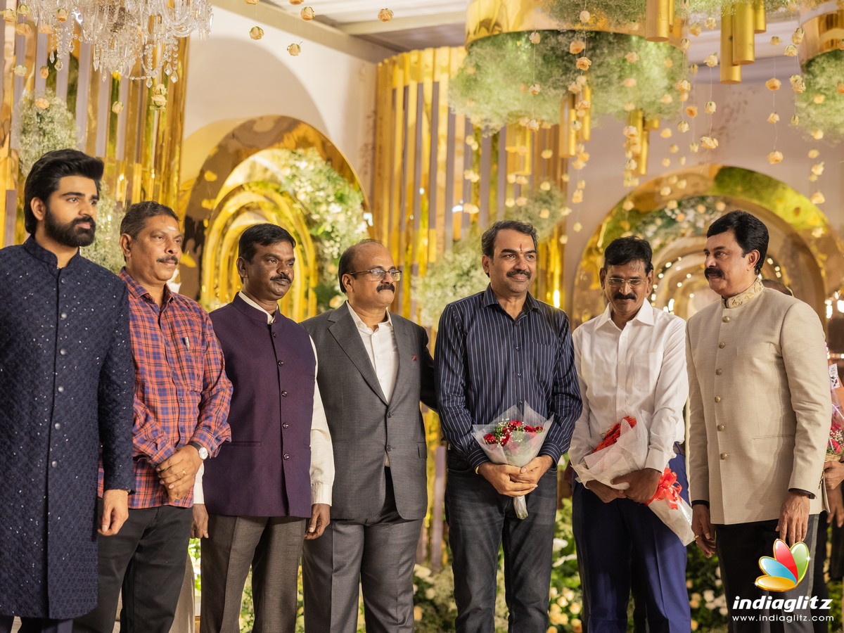 Celebrities at Sirish and Hasna Wedding Reception