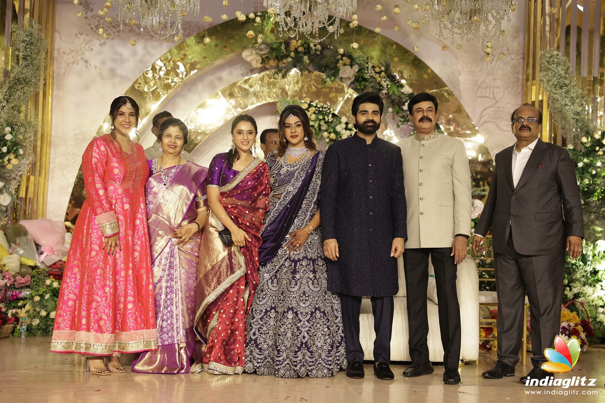 Celebrities at Sirish and Hasna Wedding Reception