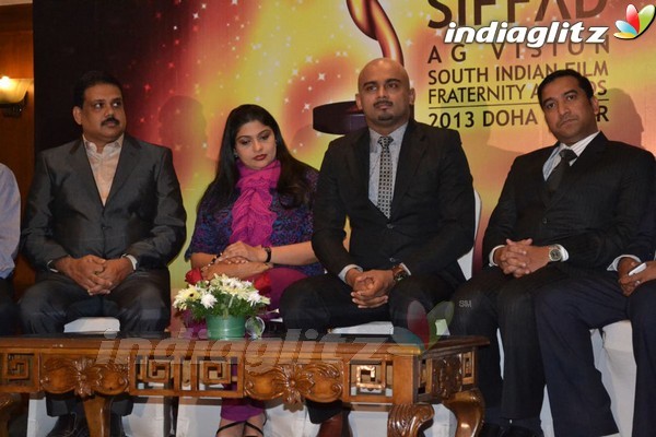 South Indian Film Fraternity Awards Press Meet