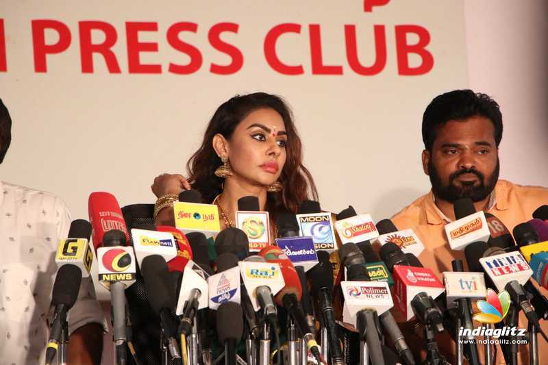 Actress Sri Reddy Press meet