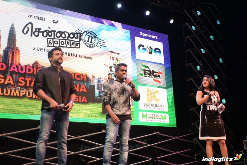 Suriya launches Chennai 28 part 2 audio at Malaysia