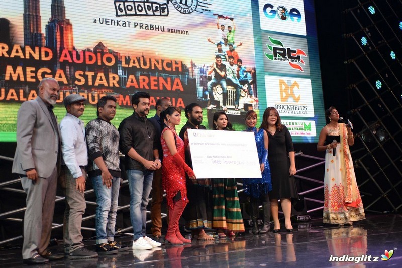 Suriya launches Chennai 28 part 2 audio at Malaysia