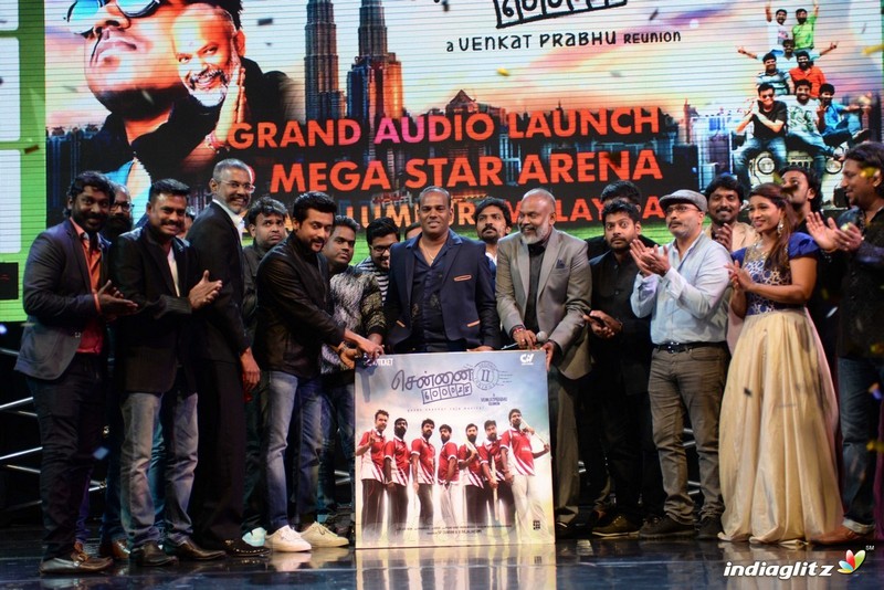 Suriya launches Chennai 28 part 2 audio at Malaysia