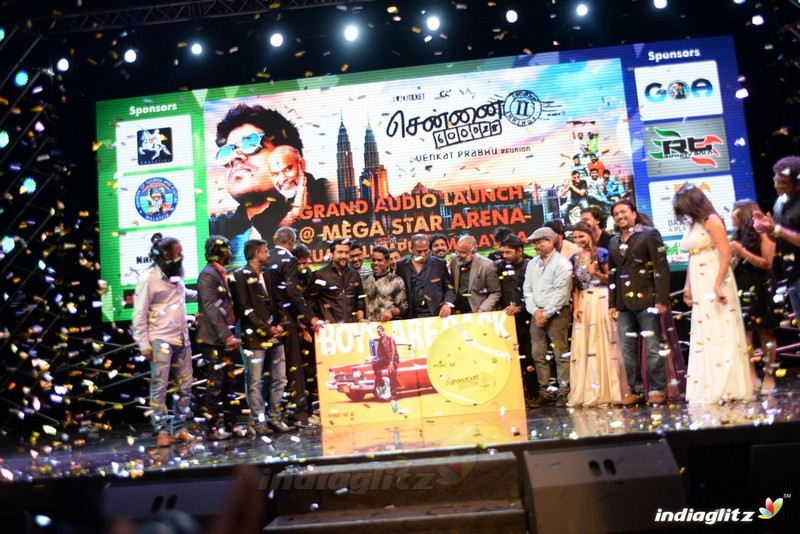 Suriya launches Chennai 28 part 2 audio at Malaysia