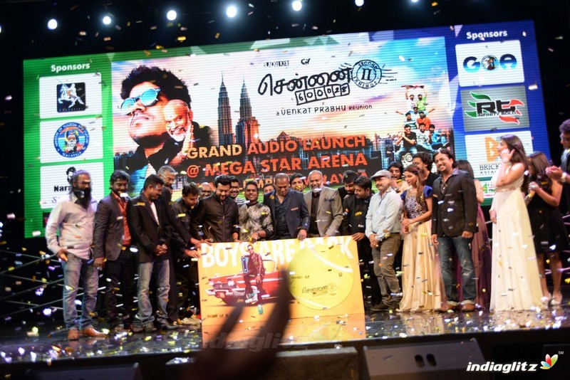 Suriya launches Chennai 28 part 2 audio at Malaysia