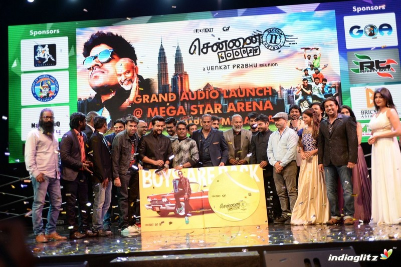 Suriya launches Chennai 28 part 2 audio at Malaysia