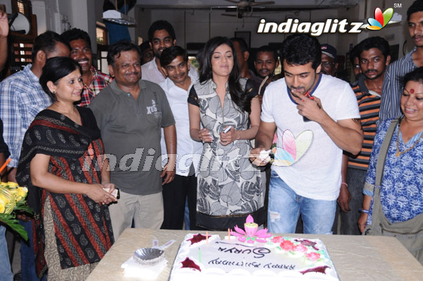 Suriya Celebrates Birthday With 'Maatraan'