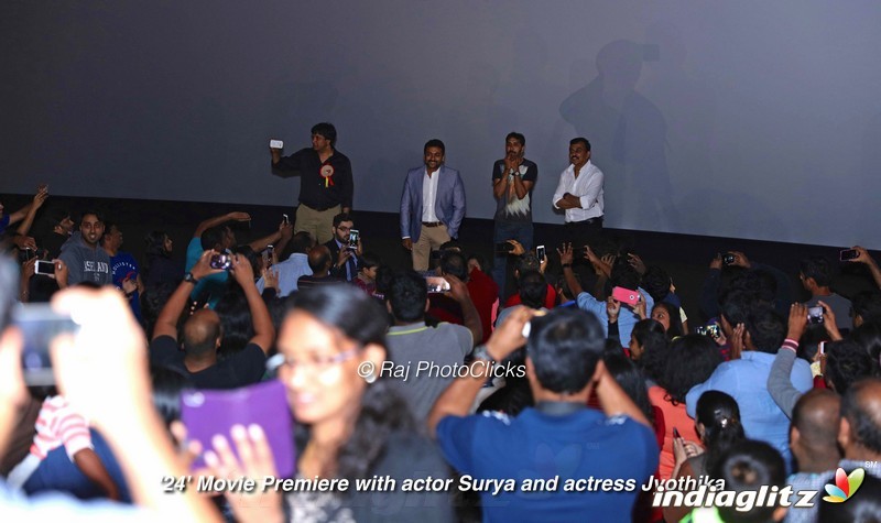 Surya and Jyothika at 24 Movie USA Premier Show