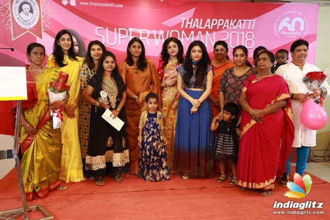 Janani Iyer at Thalappakatti Superwoman 2018 Award