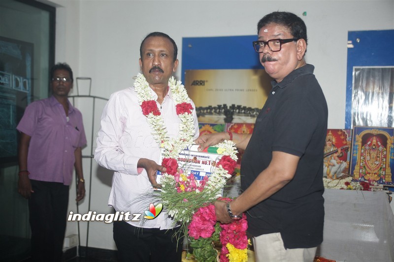 Udhayanidhi and Director Priyadarshan Movie Pooja