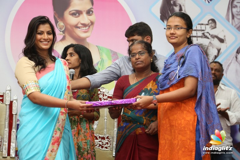 Varalaxmi at Blood Donation Camp & International Women's Day Celebration
