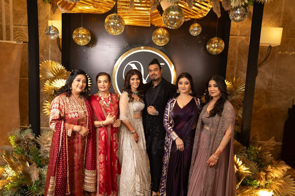 Celebrities attended the Varalaxmi Sarathkumar Nicholai Sachdeva VNSangeeth held at Tajcoromandel