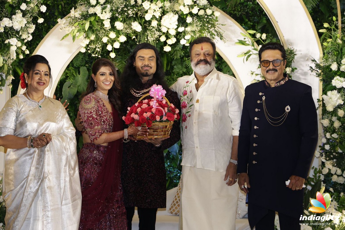 Varalaxmi Sarathkumar Nicholai Sachdeva Wedding Reception