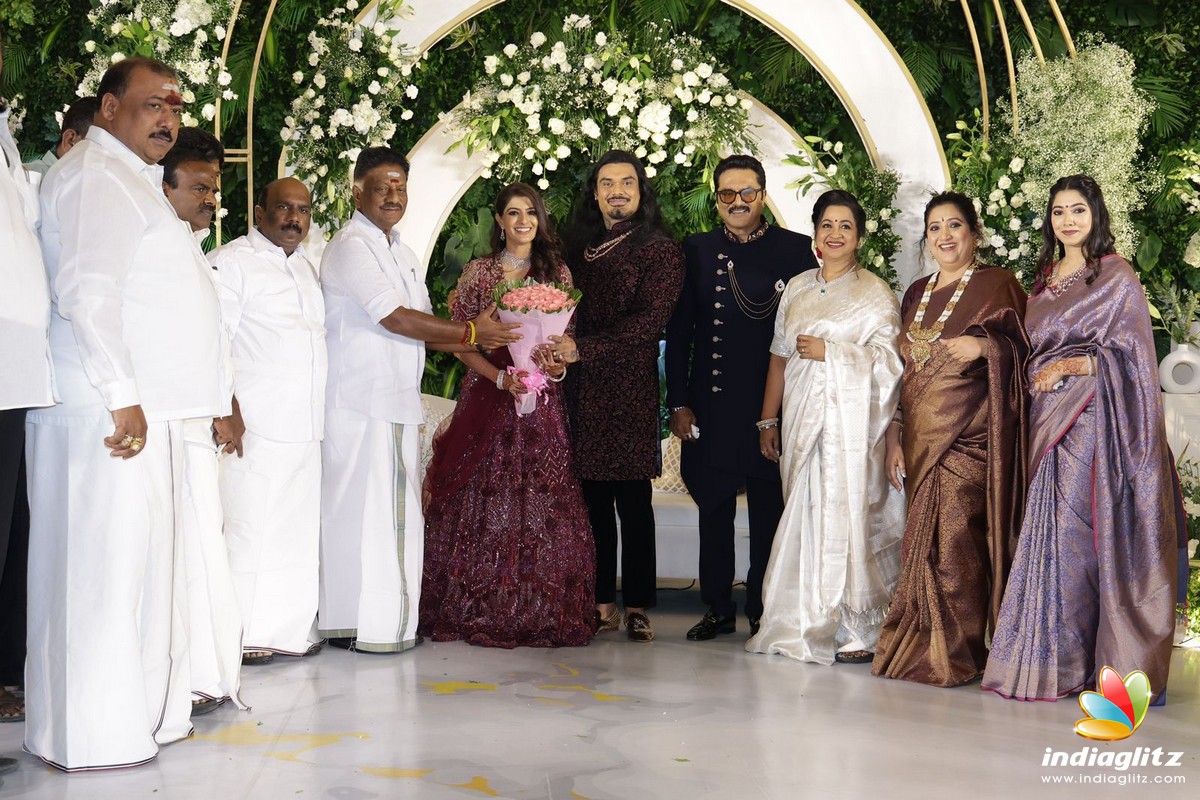 Varalaxmi Sarathkumar Nicholai Sachdeva Wedding Reception