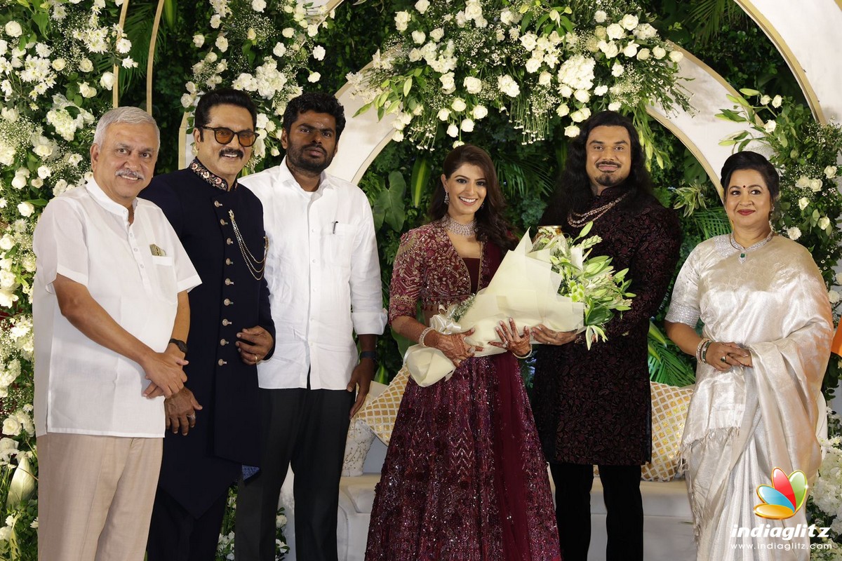 Varalaxmi Sarathkumar Nicholai Sachdeva Wedding Reception