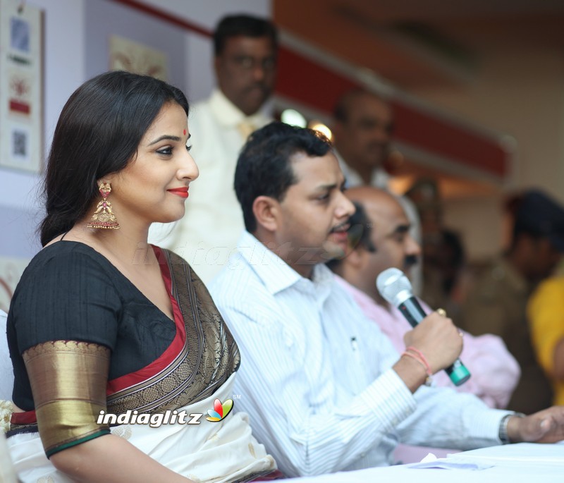 Actress Vidya Balan SILK MARK EXPO 2017 Launch
