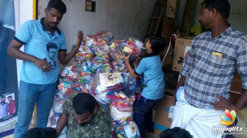 Thalapathy Vijay fans massive help for Kerala Flood victims