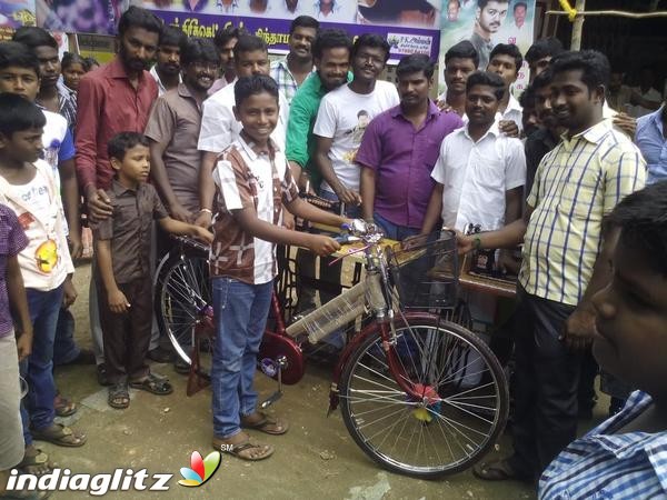 Vijay fans celebrate 'Puli' Movie Release