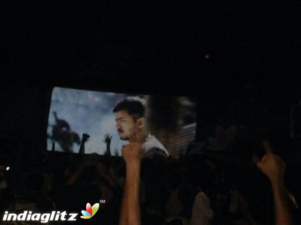 Vijay fans celebrate 'Puli' Movie Release