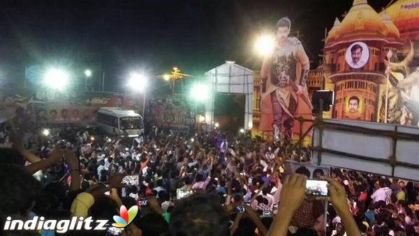 Vijay fans celebrate 'Puli' Movie Release