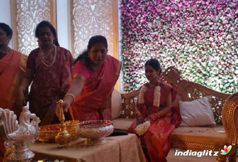 Chiyaan Vikram Daughter Akshita Engaged To Manu Ranjit