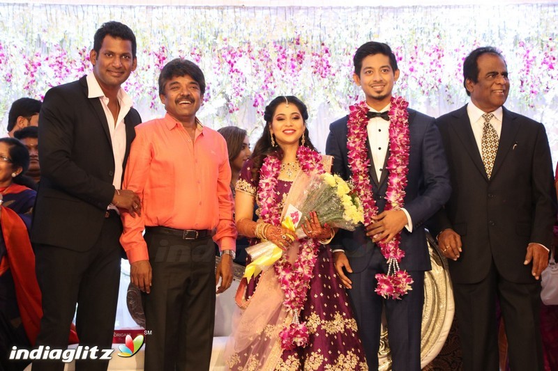 Vishal's Sister Aishwarya Wedding & Reception