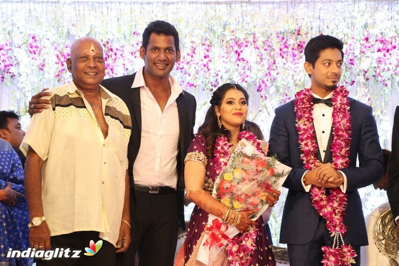 Vishal's Sister Aishwarya Wedding & Reception