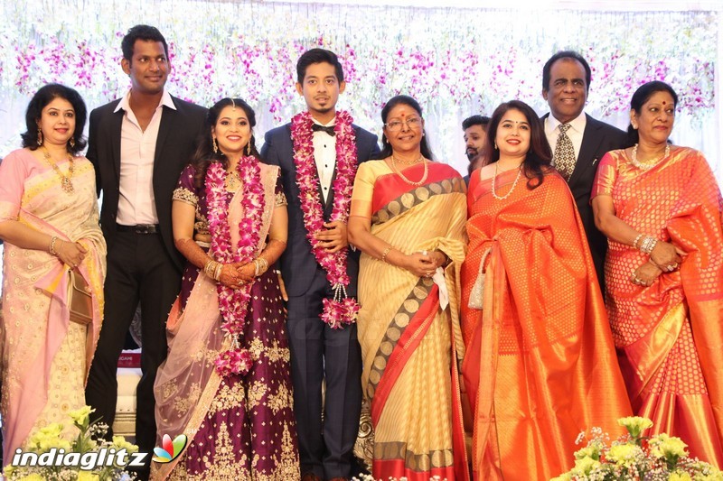 Vishal's Sister Aishwarya Wedding & Reception