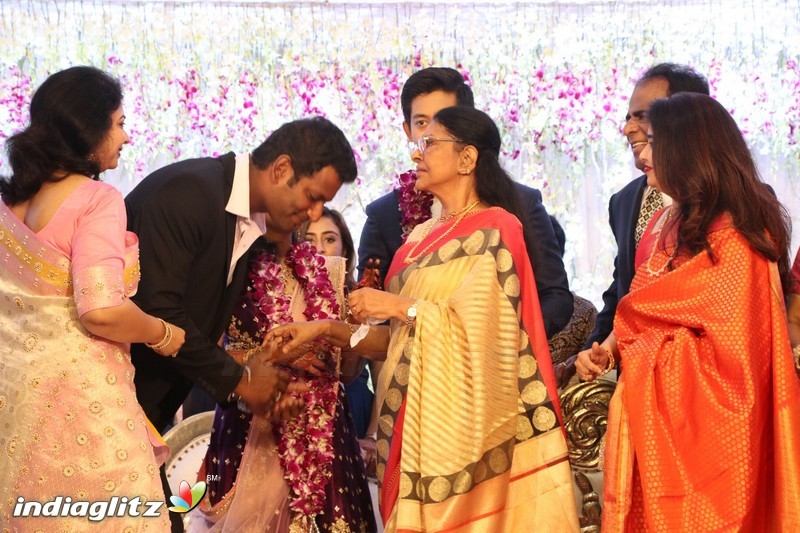 Vishal's Sister Aishwarya Wedding & Reception