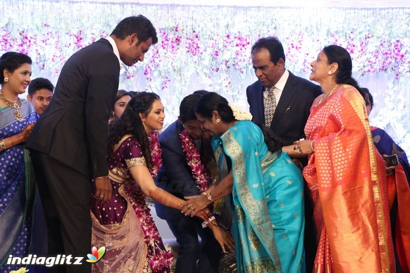 Vishal's Sister Aishwarya Wedding & Reception