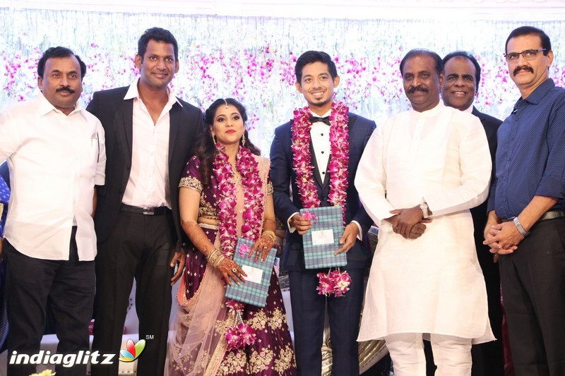 Vishal's Sister Aishwarya Wedding & Reception