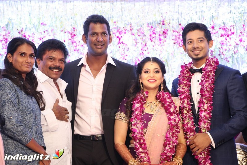 Vishal's Sister Aishwarya Wedding & Reception