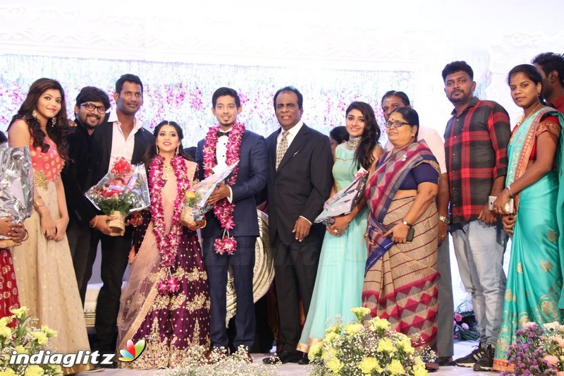 Vishal's Sister Aishwarya Wedding & Reception