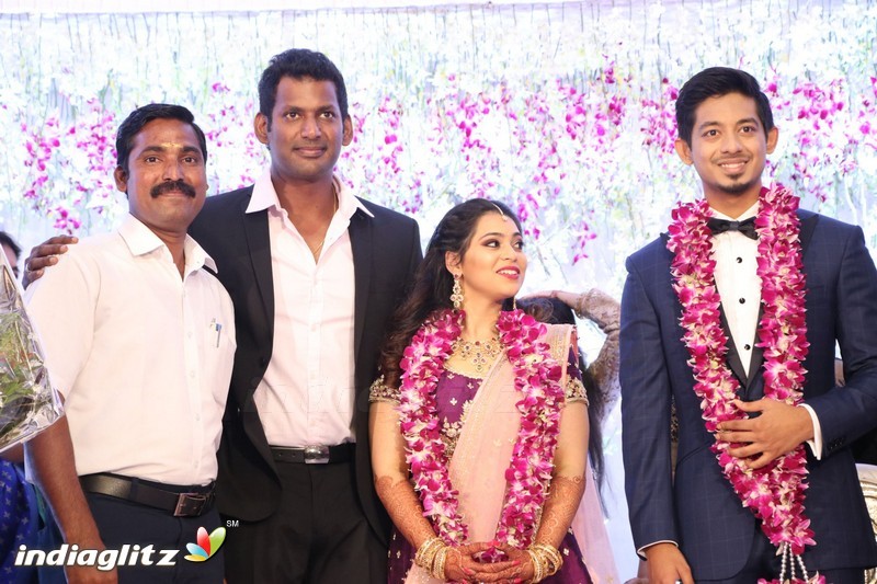 Vishal's Sister Aishwarya Wedding & Reception