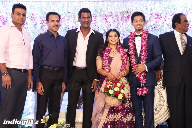 Vishal's Sister Aishwarya Wedding & Reception