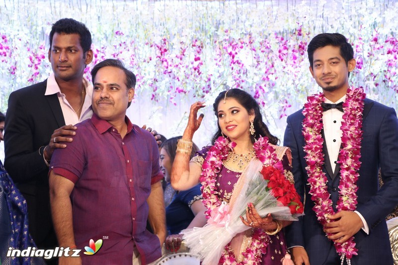 Vishal's Sister Aishwarya Wedding & Reception