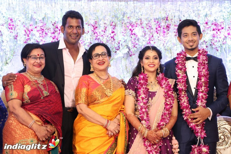 Vishal's Sister Aishwarya Wedding & Reception