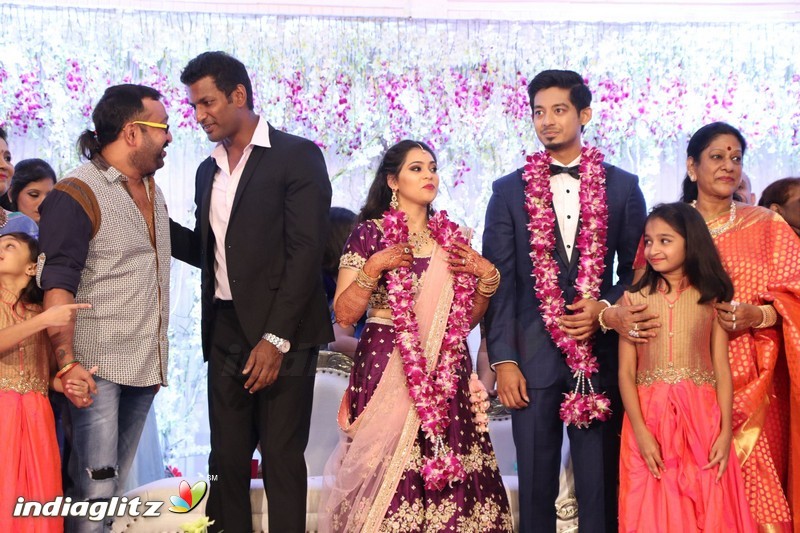 Vishal's Sister Aishwarya Wedding & Reception