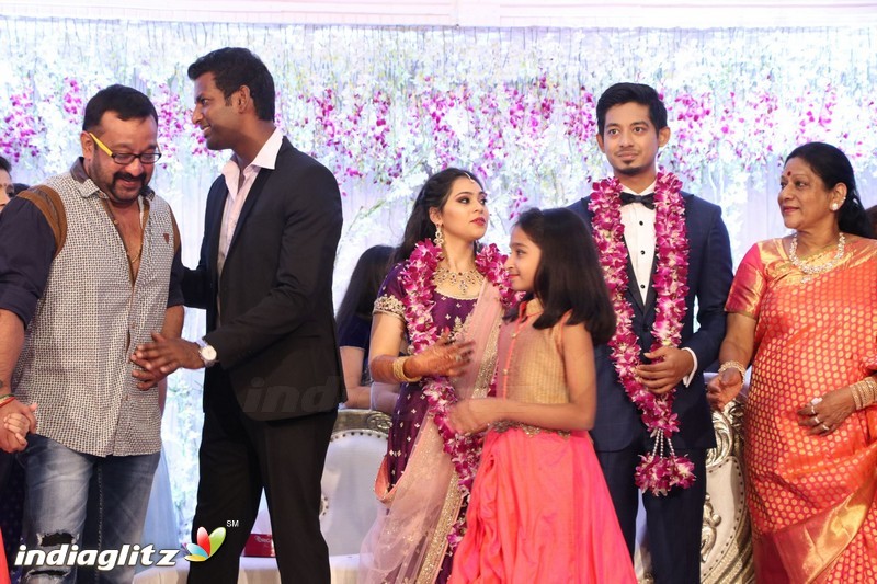 Vishal's Sister Aishwarya Wedding & Reception