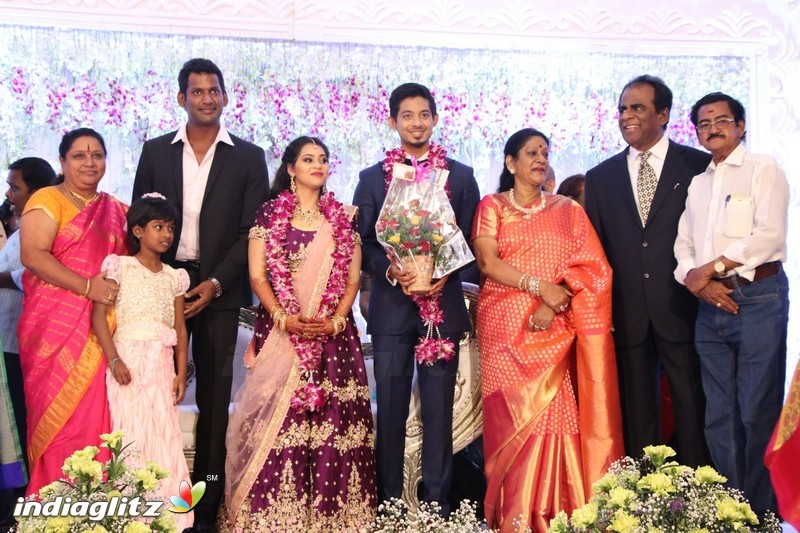 Vishal's Sister Aishwarya Wedding & Reception