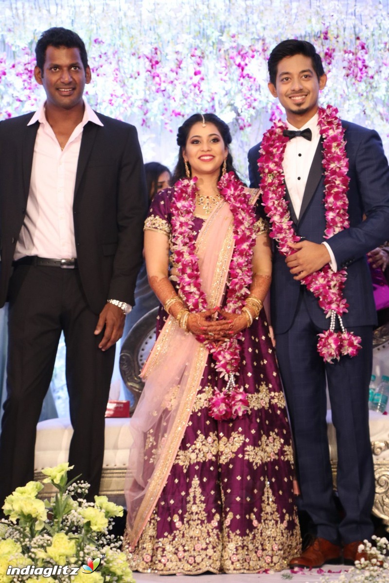 Vishal's Sister Aishwarya Wedding & Reception