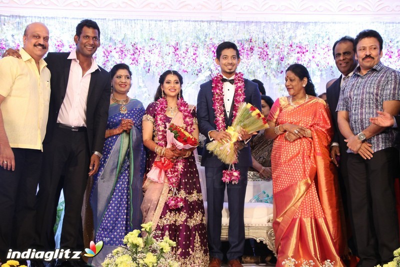 Vishal's Sister Aishwarya Wedding & Reception