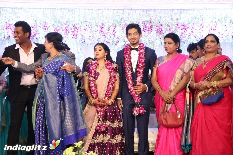 Vishal's Sister Aishwarya Wedding & Reception