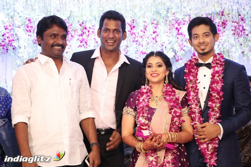 Vishal's Sister Aishwarya Wedding & Reception