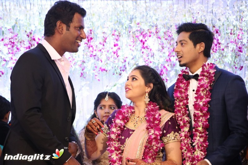 Vishal's Sister Aishwarya Wedding & Reception