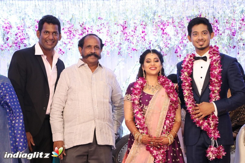 Vishal's Sister Aishwarya Wedding & Reception