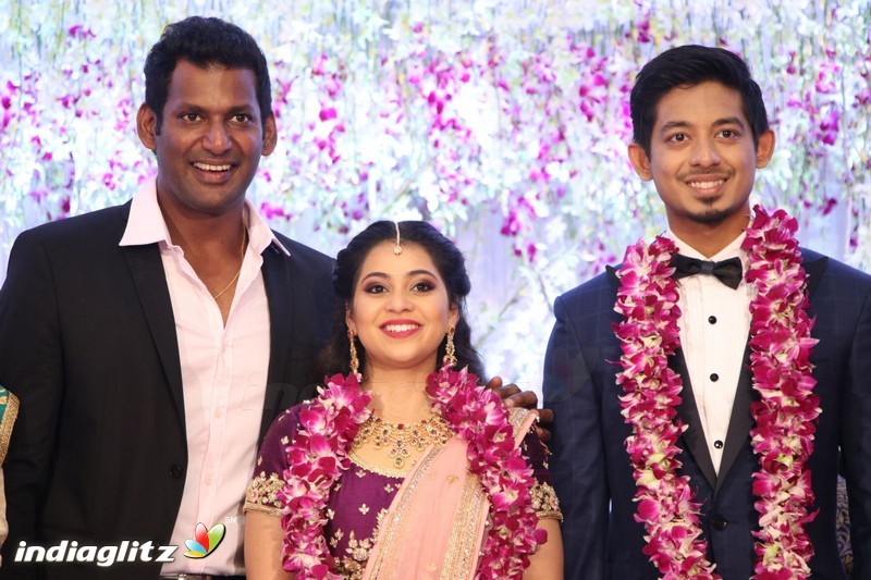 Vishal's Sister Aishwarya Wedding & Reception