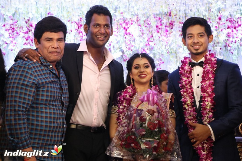 Vishal's Sister Aishwarya Wedding & Reception