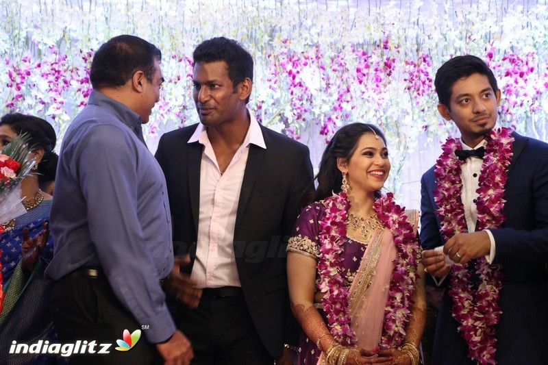 Vishal's Sister Aishwarya Wedding & Reception